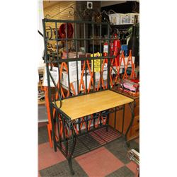 BAKERS RACK, 38.5"X22.5"X76".