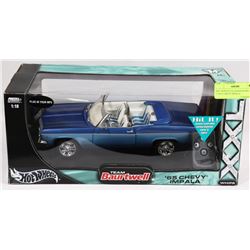 HOT WHEELS TEAM BAURTWELL 1:18 65 CHEVY IMPALA