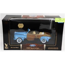 SCALE 1:18 1946 FORD SPORTSMAN CONVERTIBLE WITH