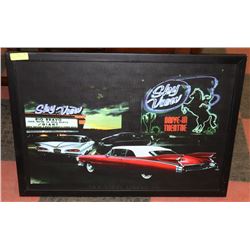 LARGE 1950S THEMED WALL DISPLAY