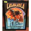 Image 1 : LARGE VINTAGE STYLE CASABLANCA MOVIE DISPLAY