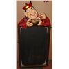 Image 1 : LARGE 4 FEET TALL ASIAN THEME MENU DISPLAY / CHALK