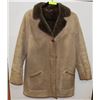 Image 1 : LADIES SHEEPSKIN WINTER COAT - SIZE L -