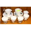 Image 1 : ROYAL WINDSOR TEA SET INCL 5 CUPS & SAUCERS,