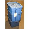 Image 1 : 3 RUBBERMAID ROUGH NEX STORAGE