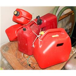 BUNDLE OF 5 JERRY CANS.