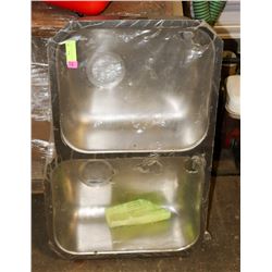 DOUBLE STAINLESS STEEL SINK