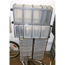 LOT OF 8 GRACIOUS LIVING STORAGE UNITS