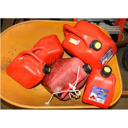 BUNDLE OF 5 JERRY CANS.