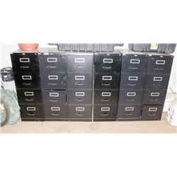 6 STAPLES VERTICAL LETTER FILE CABINETS, 6 DRAWER,