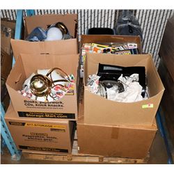 PALLET OF MISC HOUSEHOLD ITEMS AND ESTATE