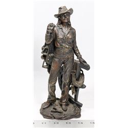 COWGIRL STATUETTE.