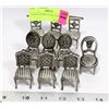 Image 1 : 10 PEWTER MINIATURE CHAIRS