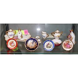 COLLECTION OF LIMOGE MINIATURES