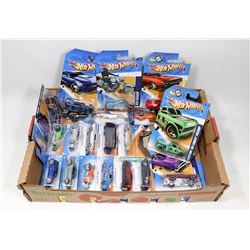 BOX OF 20 HOT WHEELS COLLECTOR CARS