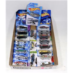 BOX OF 20 HOT WHEELS COLLECTOR CARS
