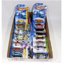 BOX OF 20 HOT WHEELS COLLECTOR CARS