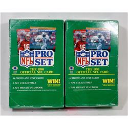 2 BOXES OF 1990 PRO SET HOCKEY CARDS