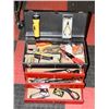Image 1 : DELTA TOOL BOX WITH CONTENTS TOOLS