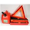 Image 1 : NEW FLARE & TRIANGLE KIT - EMERGENCY WARNING &