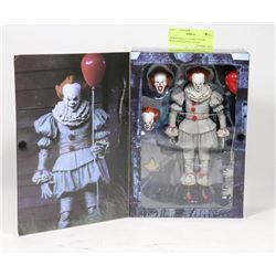 NEW IN BOX "IT" CLOWN FIGURE WITH ADDITIONAL HEADS