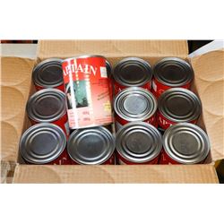 BOX OF 24 CANS CAPTAIN MACKEREL CANNED FISH WITH