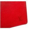 Image 7 : Louis Vuitton Red Epi Leather Checkbook Wallet