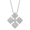 18k White Gold 0.85CTW Diamond Pendant, (SI3-I1/H-I)