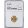 1916 $1 McKinley Gold Coin NGC MS64