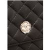 Image 4 : Chanel Black Quilted Leather Wallet On Chain WOC Bag