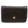 Image 7 : Chanel Black Quilted Leather Wallet On Chain WOC Bag