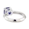 Image 3 : 2.55 ctw Blue Sapphire and Diamond Ring - Platinum