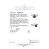 Image 5 : 2.55 ctw Blue Sapphire and Diamond Ring - Platinum