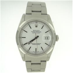 PreOwned Datejust Mens 36mm Stainless Steel  16200