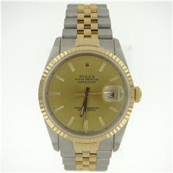 PreOwned Datejust Mens 36mm Two Tone  16233