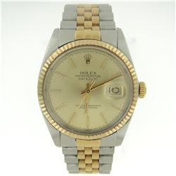 PreOwned Datejust Mens 36mm Plastic  16013