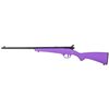 Image 1 : Savage, Rascal, Bolt Action, 22LR, 16.125" Barrel, Purple Synthetic Stock, Single Shot