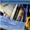 Image 2 : 2 BLUE BINS OF CRAFT SUPPLIES