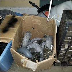 BOX OF HEAVY DUTY CASTORS