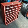 Image 2 : 12 X 35 X42 ORANGE SHOP CABINET WITH CONTENTS