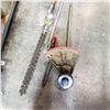 Image 2 : MARUYAMA GAS INTERCHANEABLE POLE TOOL W/ 3 ATTACHMENTS HEDGE TRIMMER POLE SAW AND WEEDEATER - TESTED