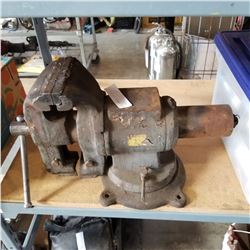 LARGE HEAVY DUTY GREY VICE