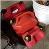 Image 1 : THREE RED GAS CANS