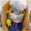 Image 2 : BUCKET AND BOX OF LANDSCAPE STAKES, ETC