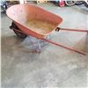 Image 1 : RED METAL WHEEL BARROW