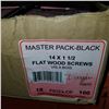 Image 2 : 1800 1-1/2" FLAT WOOD SCREWS