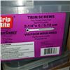Image 2 : 4000 BLUE 1/4" TRIM SCREWS