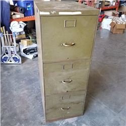 3 DRAWER METAL FILING CABINET