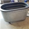 Image 2 : ROLLING GALVANIZED TUB W/ DISPLAY INSERT