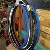 Image 1 : LOT OF 4 BIKE TIRES 2 ARE WINTER W/ STUDS